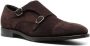 Henderson Baracco buckled suede monk shoes Brown - Thumbnail 2