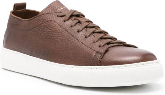 Henderson Baracco Byron leather sneakers Brown