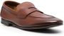 Henderson Baracco grained leather loafers Brown - Thumbnail 2