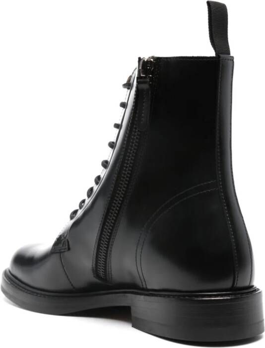 Henderson Baracco lace-up leather boots Black