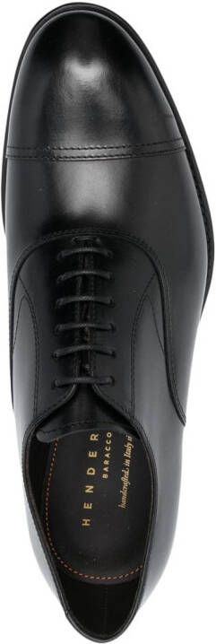 Henderson Baracco lace-up leather oxford shoes Black