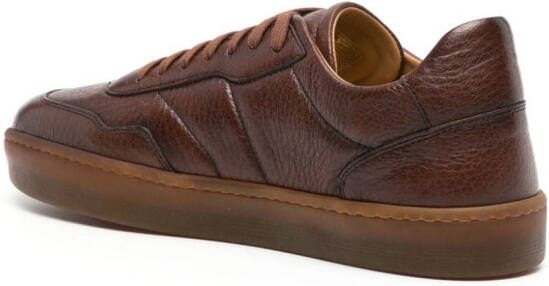 Henderson Baracco lace-up leather sneakers Brown
