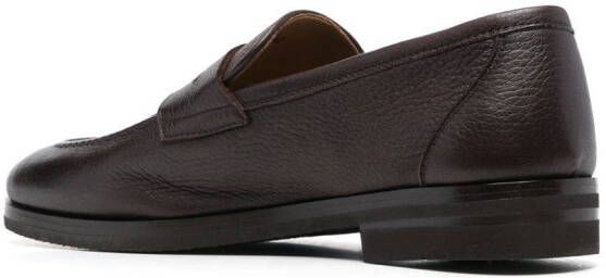 Henderson Baracco leather Penny loafers Brown