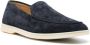 Henderson Baracco logo-embroidered suede loafers Blue - Thumbnail 1