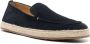 Henderson Baracco logo-embroidered suede loafers Blue - Thumbnail 2