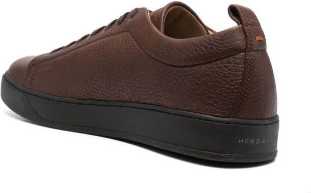 Henderson Baracco logo-print low-top sneakers Brown