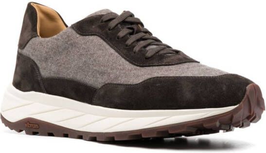 Henderson Baracco low-top leather sneakers Brown