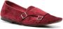 Henderson Baracco monk-strap suede slippers Red - Thumbnail 2