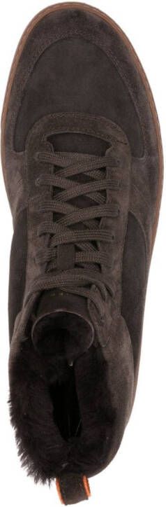 Henderson Baracco Mouton suede ankle-boot Brown