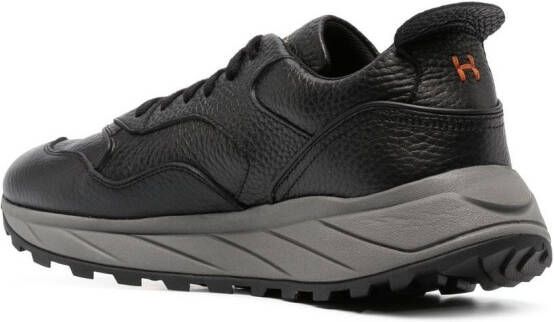 Henderson Baracco ridged-sole low-top sneakers Black