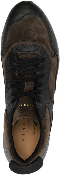 Henderson Baracco ridged-sole low-top sneakers Black