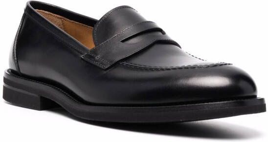 Henderson Baracco slip-on leather loafers Black