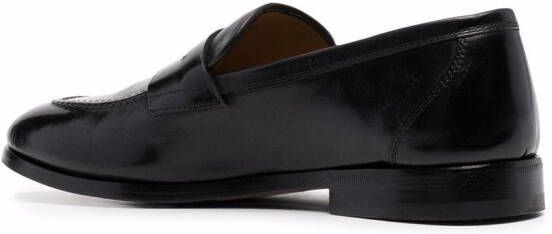 Henderson Baracco slip on leather loafers Black