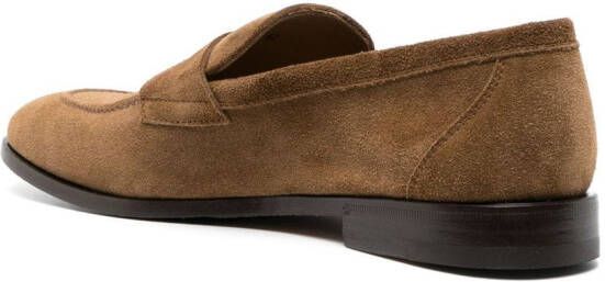 Henderson Baracco slip-on suede loafers Brown