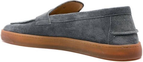 Henderson Baracco slip-on suede loafers Grey