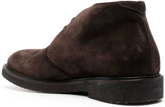 Henderson Baracco suede lace-up boots Brown