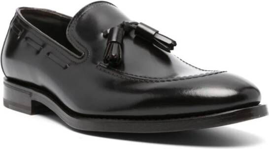 Henderson Baracco tassel-detail leather loafers Brown