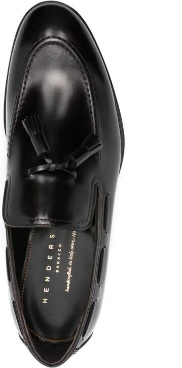 Henderson Baracco tassel-detail leather loafers Brown