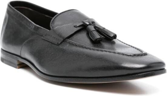 Henderson Baracco tassel-detailed leather loafers Black