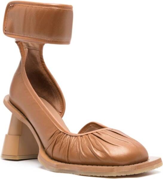 Henrik Vibskov Rocky Driver Heel 95mm pumps Brown