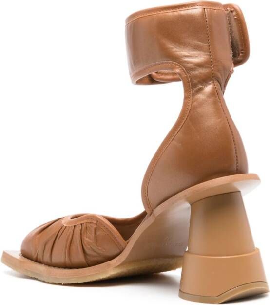 Henrik Vibskov Rocky Driver Heel 95mm pumps Brown