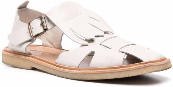 Henrik Vibskov side-buckle fastening sandals Neutrals