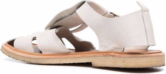 Henrik Vibskov side-buckle fastening sandals Neutrals