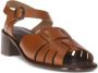 Hereu 55mm leather sandals Brown - Thumbnail 2