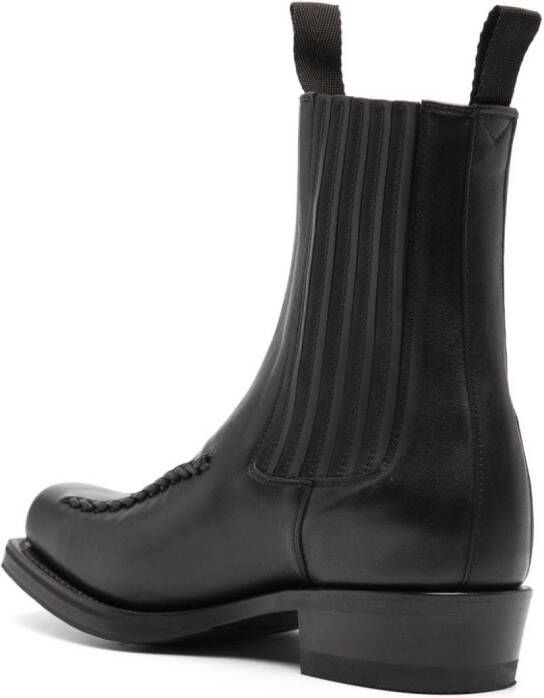 Hereu Agulla 45mm leather ankle boots Black