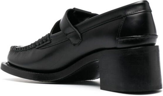 Hereu Alber 50mm cut-out loafers Black