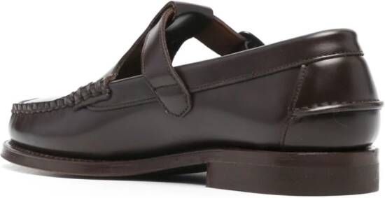 Hereu Alber leather loafers Brown