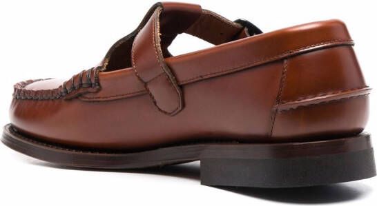 Hereu Alber T-bar loafers Brown