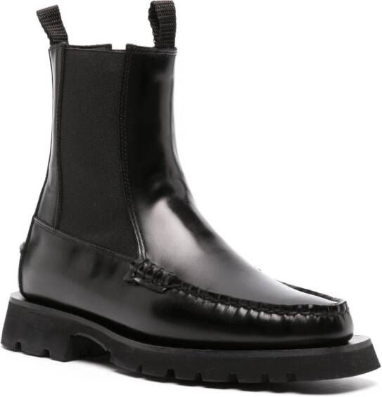 Hereu Alda 45mm leather ankle boots Black