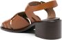Hereu Ancora 50mm leather sandals Brown - Thumbnail 3