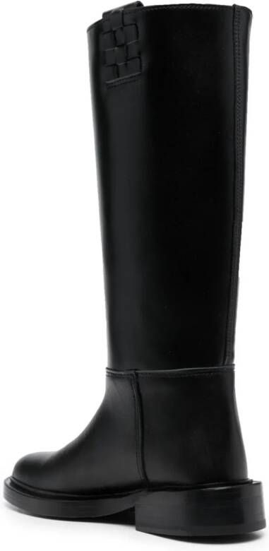 Hereu Anella interwoven-detail boots Black