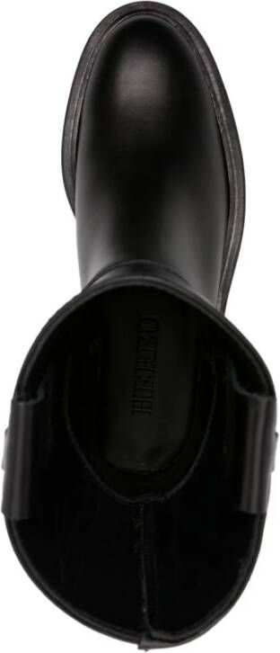 Hereu Anella interwoven-detail leather boots Black