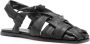 Hereu Bena interwoven leather sandals Black - Thumbnail 2