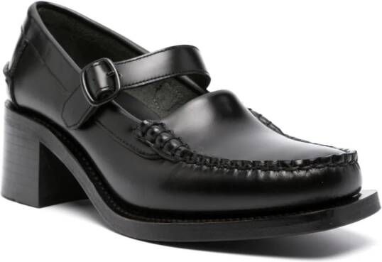 Hereu Blanquer 55mm leather loafers Black