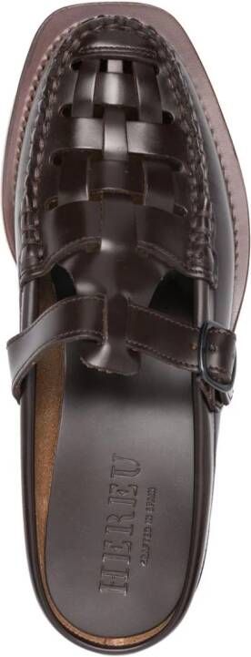 Hereu Bonell leather loafers Brown