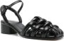 Hereu Cabersa 40mm leather sandals Black - Thumbnail 2