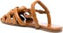 Hereu Cabersa distressed leather sandals Brown - Thumbnail 3