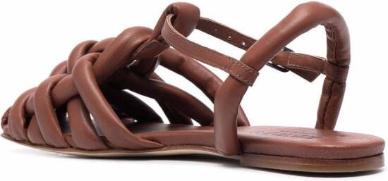 Hereu Cabersa interwoven sandals Brown