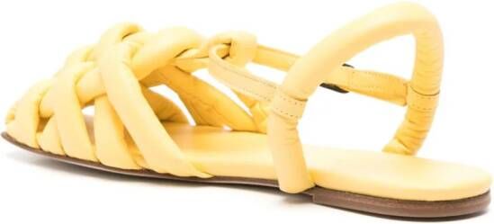 Hereu Cabersa leather sandals Yellow