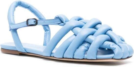 Hereu Cabersa padded leather sandals Blue