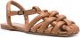 Hereu Cabersa padded leather sandals Brown - Thumbnail 2