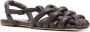 Hereu Cabersa pebbled leather sandals Brown - Thumbnail 2