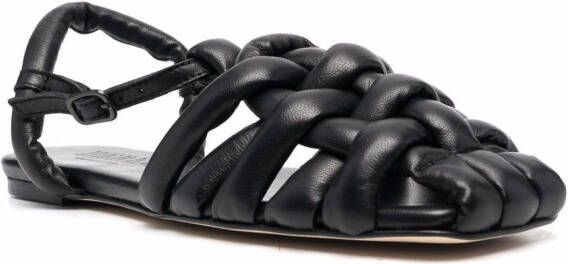 Hereu Cabersa woven leather sandals Black