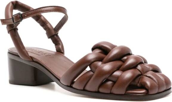 Hereu Cabresa 45mm leather sandals Brown