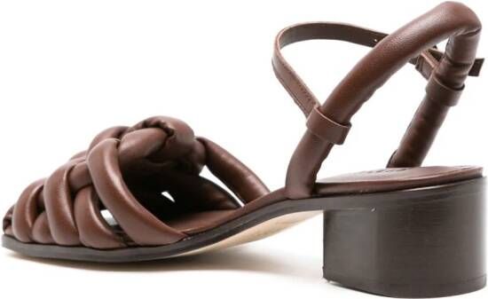 Hereu Cabresa 45mm leather sandals Brown