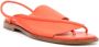 Hereu Clava leather sandals Orange - Thumbnail 2